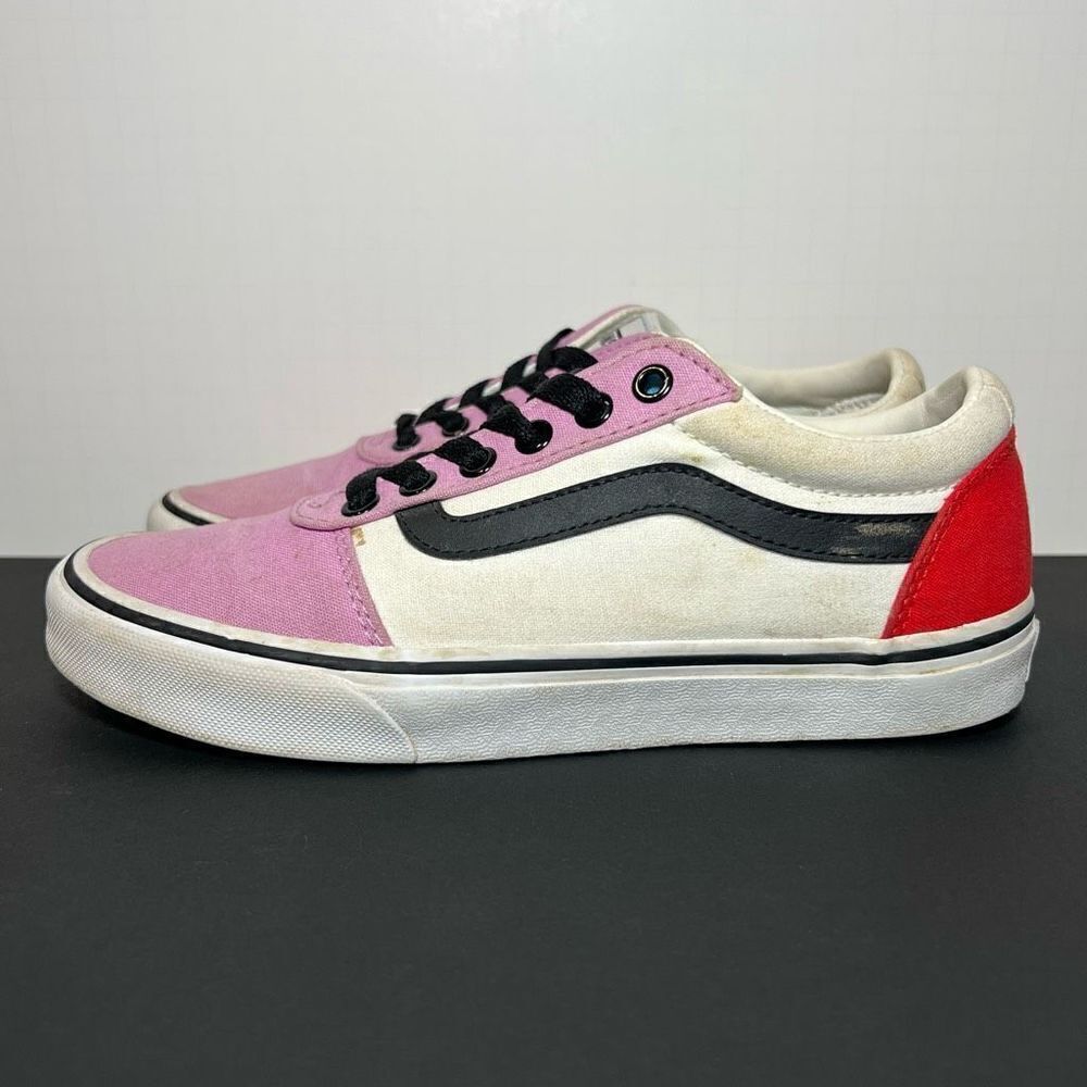 Womens VANS Old Skool Multicolored Low Top Sneakers / Size 7 - Picture 3 of 9